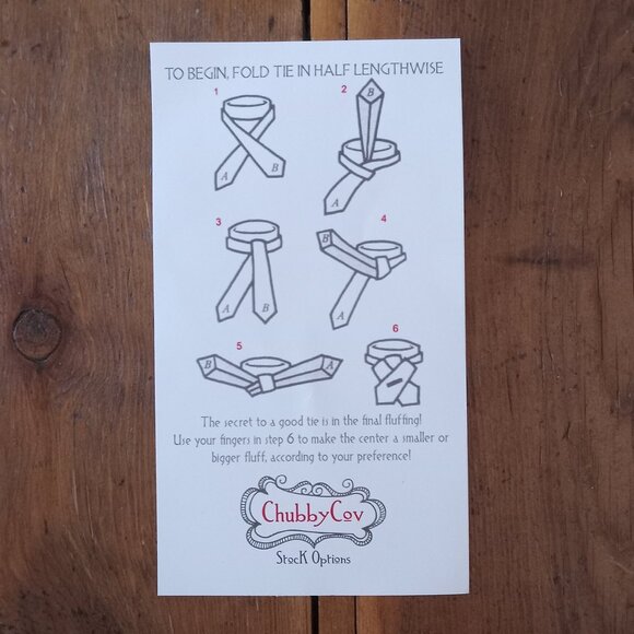 New Chubby Cov Stock Tie - Picture 4 of 4